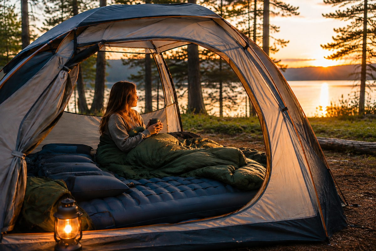 How to sleep comfortably while camping: 7 simple tips