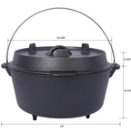 Campfire Cast Iron Dutch Oven