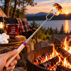 Stainless Steel Telescoping BBQ Roasting Fork