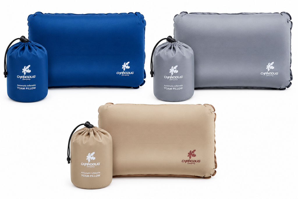 Self-Inflating Camping Pillow