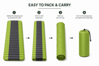 Ultralight Camping Sleeping Pad with Built-in Foot Pump