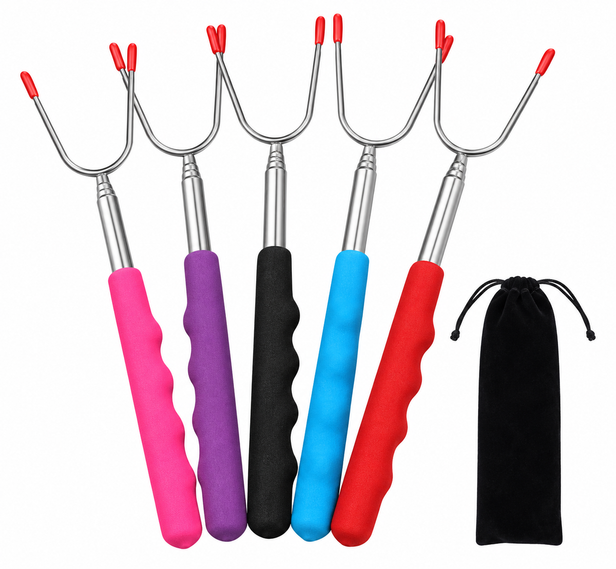 Telescoping Marshmallow & Hot Dog Roasting Forks