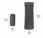 Ultralight Single Camping Sleeping Pad with Built-in Foot Pump & Pillow