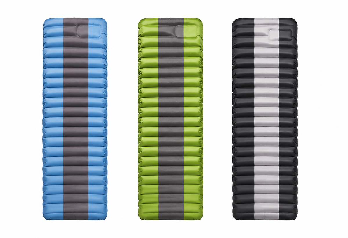Ultralight Camping Sleeping Pad with Built-in Foot Pump