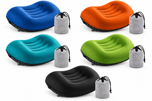 Compact Inflatable Outdoor Pillow