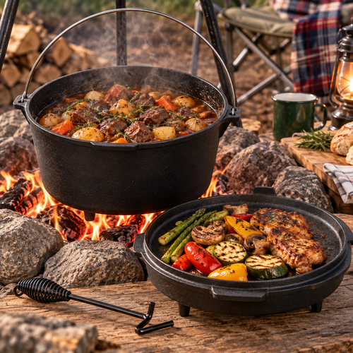 Campfire Cast Iron Dutch Oven