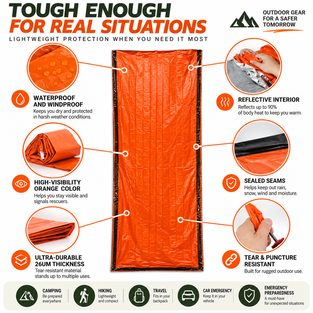 Emergency Bivy Survival Sleeping Bag